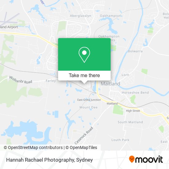 Hannah Rachael Photography map
