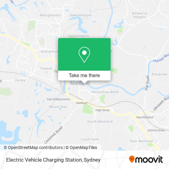 Electric Vehicle Charging Station map