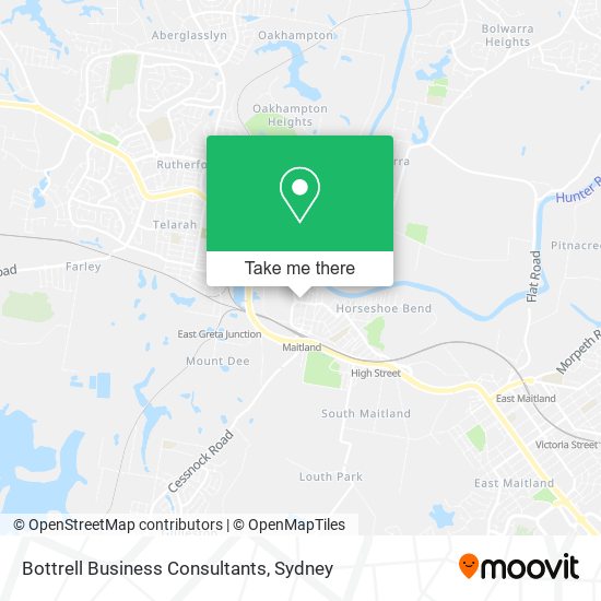 Bottrell Business Consultants map