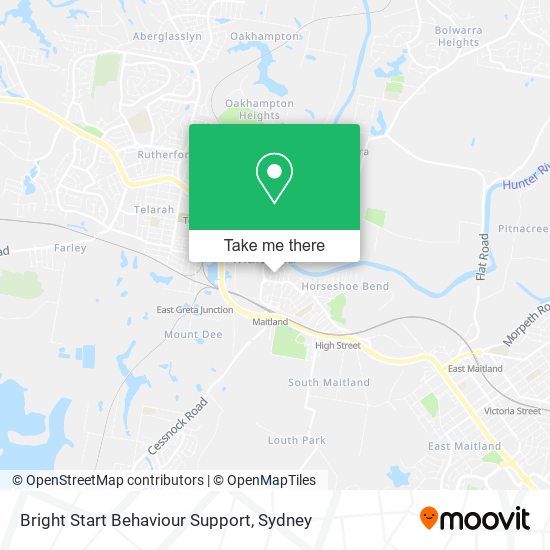 Mapa Bright Start Behaviour Support