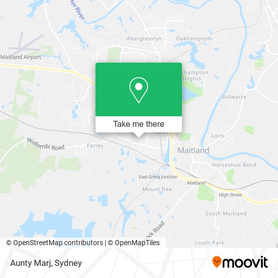Aunty Marj map