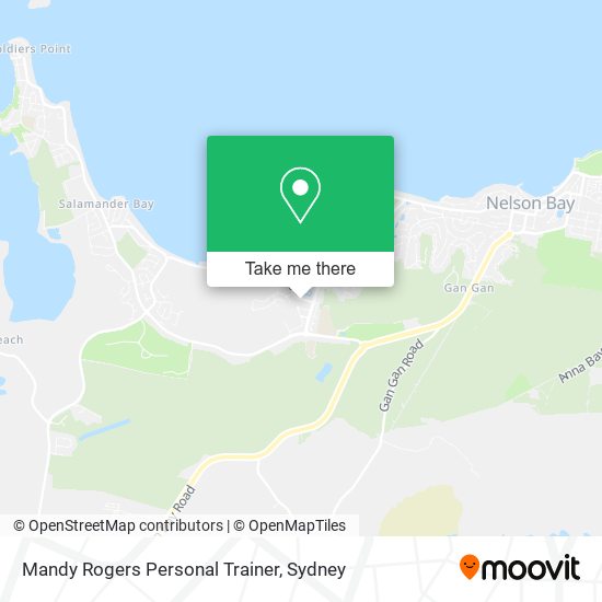 Mandy Rogers Personal Trainer map