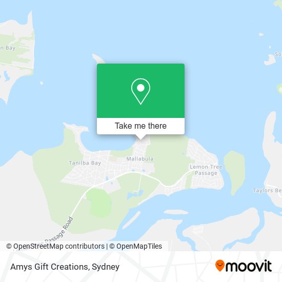 Amys Gift Creations map