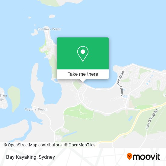 Mapa Bay Kayaking
