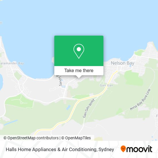 Halls Home Appliances & Air Conditioning map