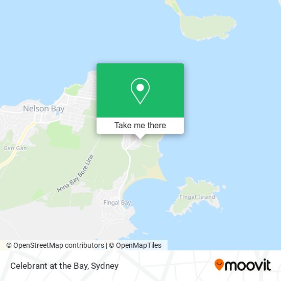 Celebrant at the Bay map