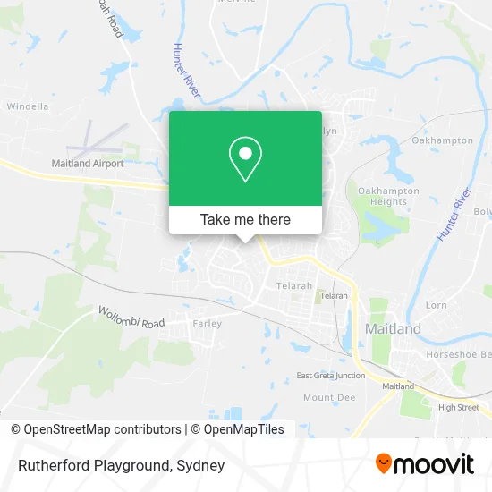 Rutherford Playground map