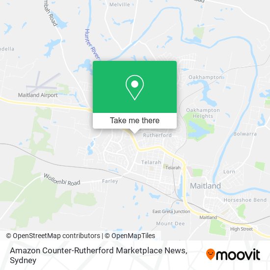 Mapa Amazon Counter-Rutherford Marketplace News