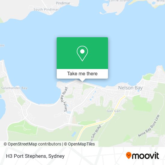 H3 Port Stephens map