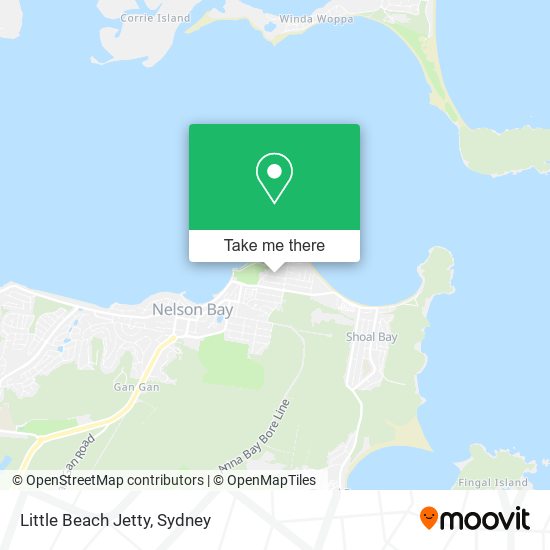 Little Beach Jetty map