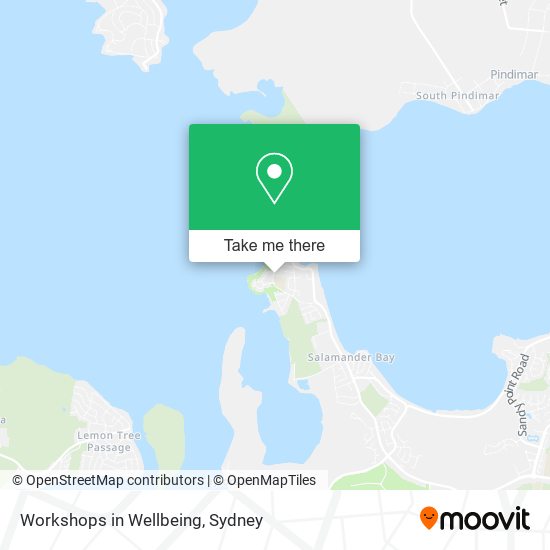 Workshops in Wellbeing map