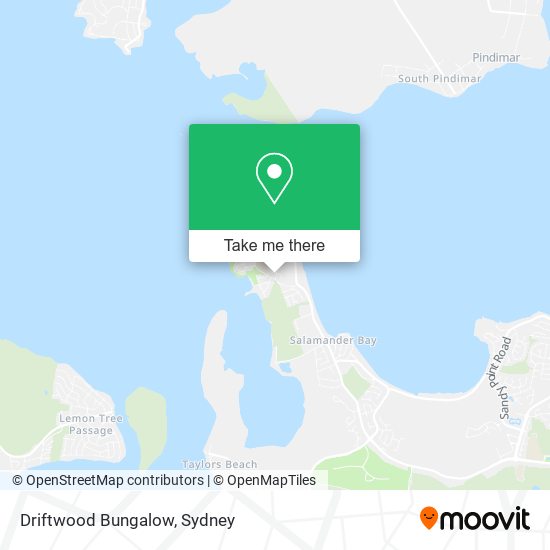 Driftwood Bungalow map
