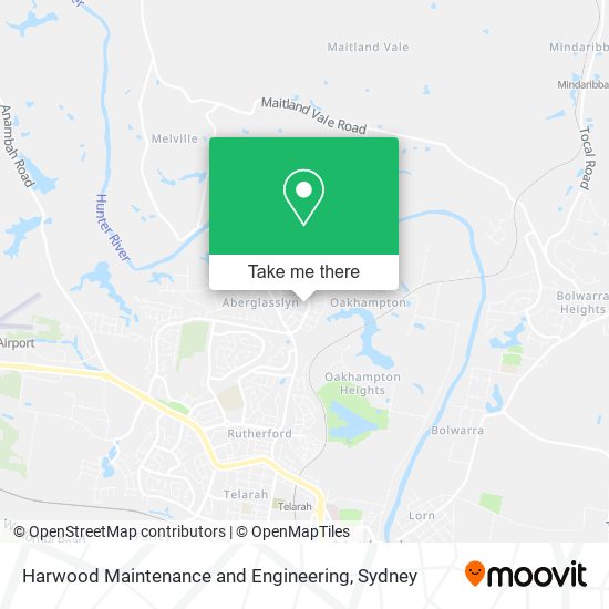 Harwood Maintenance and Engineering map