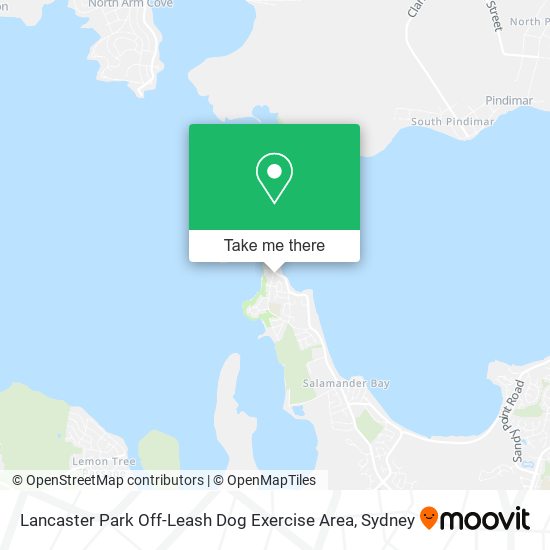 Lancaster Park Off-Leash Dog Exercise Area map