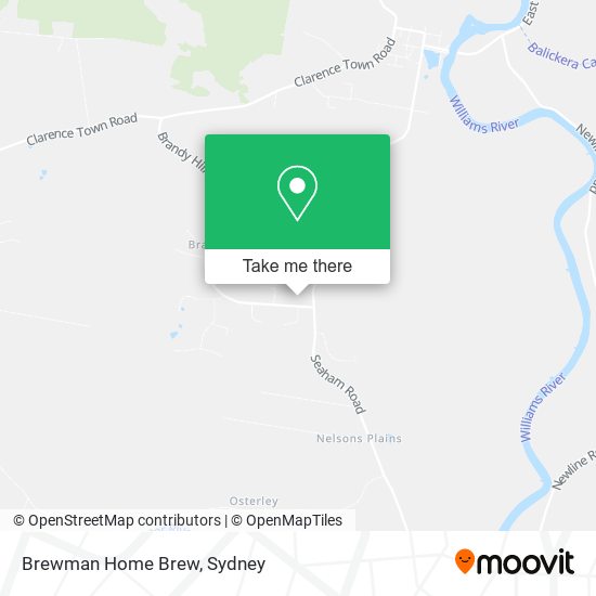 Brewman Home Brew map