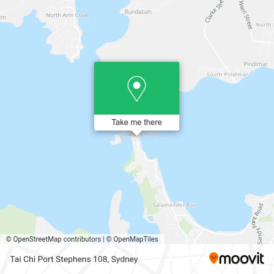 Mapa Tai Chi Port Stephens 108