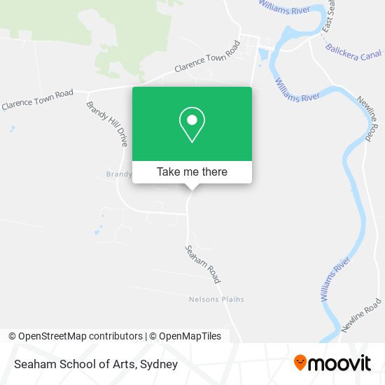 Seaham School of Arts map