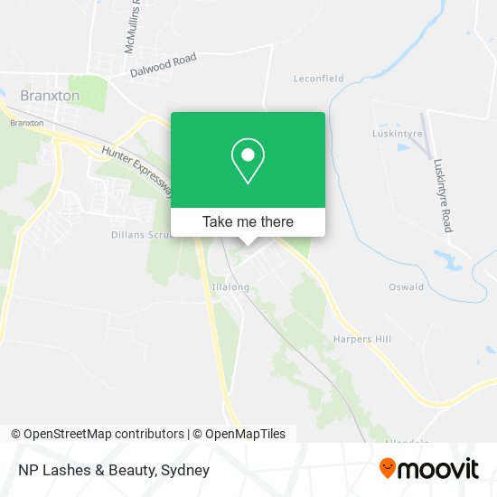 NP Lashes & Beauty map