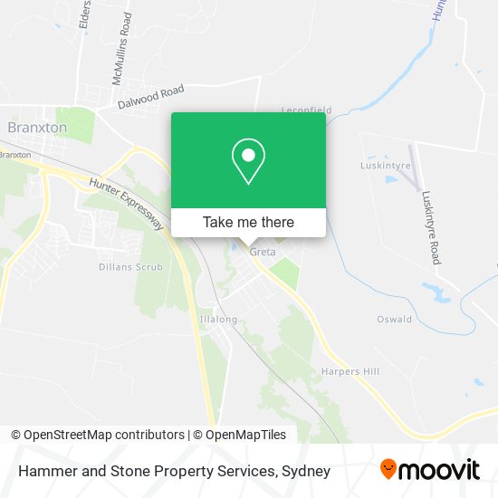 Hammer and Stone Property Services map