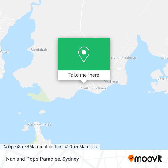 Nan and Pops Paradise map