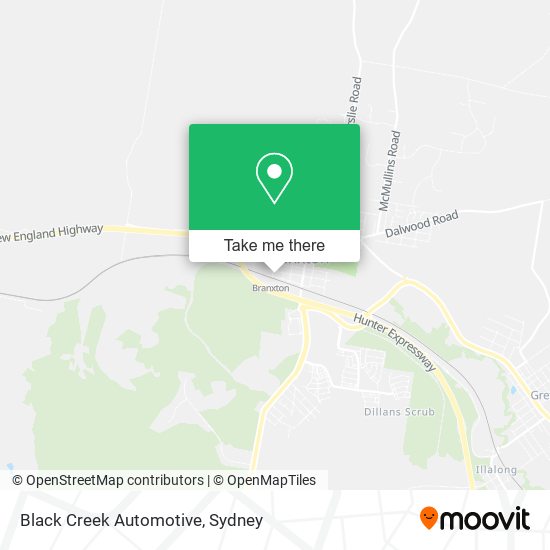 Black Creek Automotive map