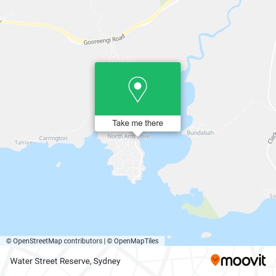 Water Street Reserve map