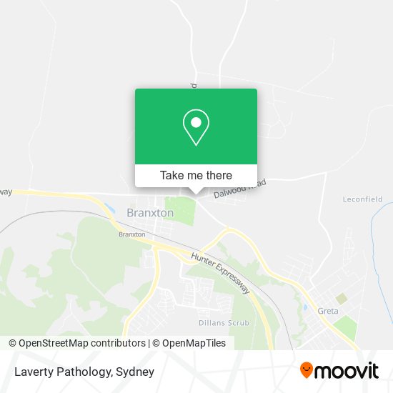 Laverty Pathology map