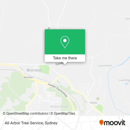 Mapa All Arbor Tree Service