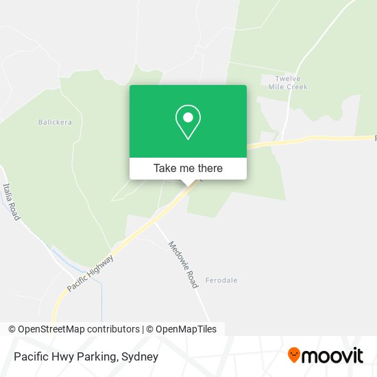Pacific Hwy Parking map