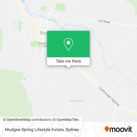 Mudgee Spring Lifestyle Estate map