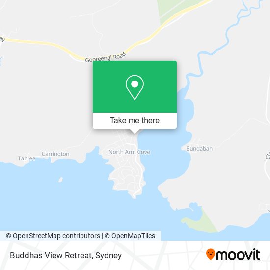 Buddhas View Retreat map