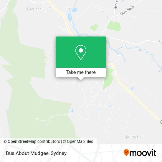 Bus About Mudgee map