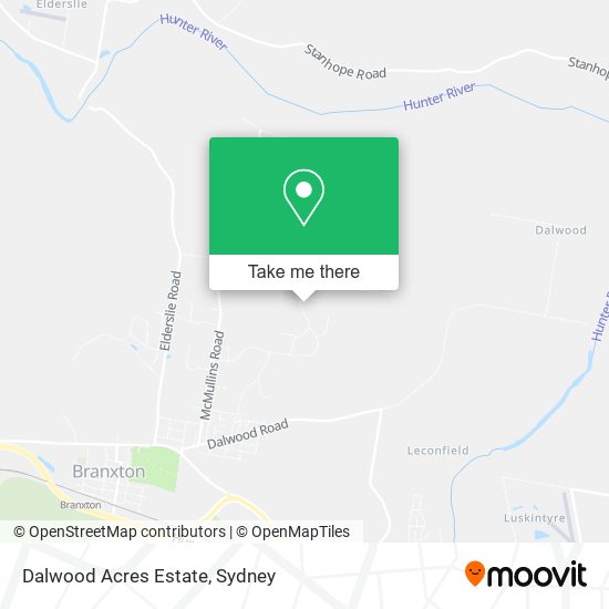 Dalwood Acres Estate map