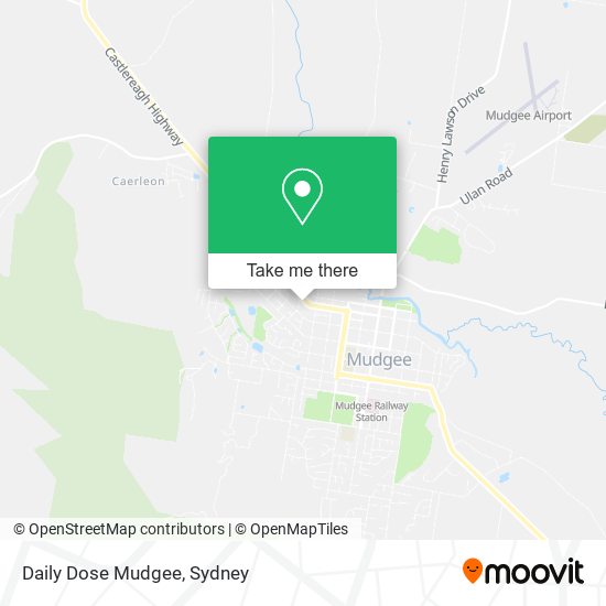 Daily Dose Mudgee map