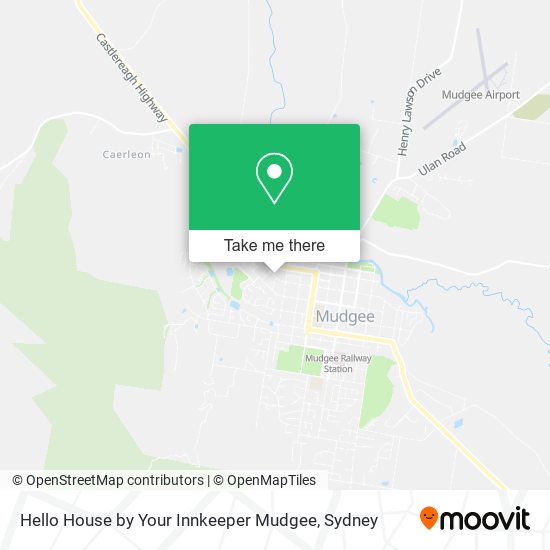 Hello House by Your Innkeeper Mudgee map