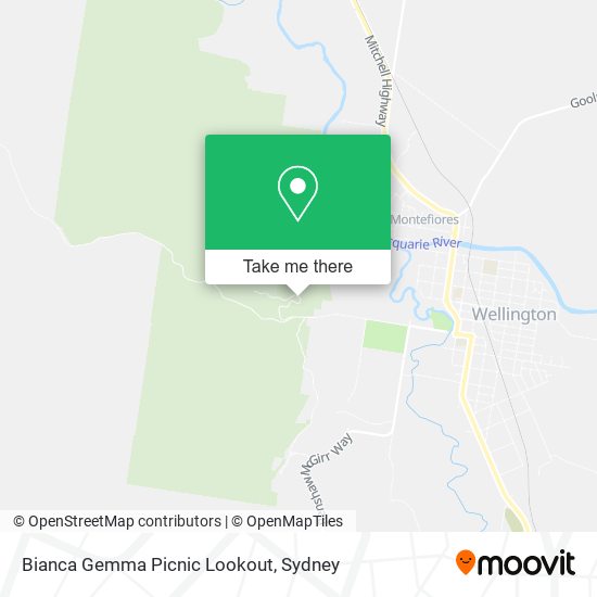 Bianca Gemma Picnic Lookout map