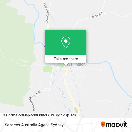 Services Australia Agent map