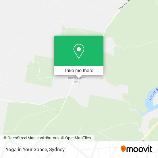 Yoga in Your Space map