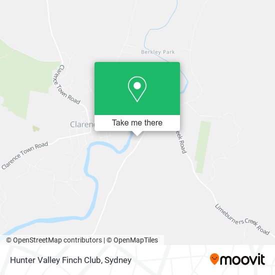 Hunter Valley Finch Club map