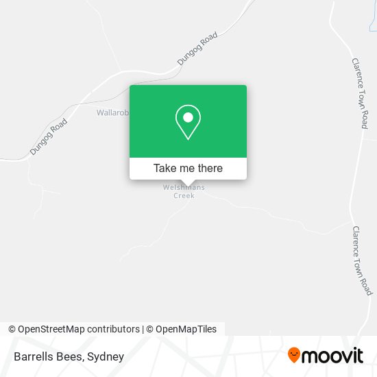 Barrells Bees map