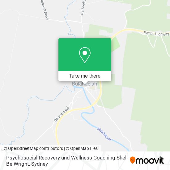 Psychosocial Recovery and Wellness Coaching Shell Be Wright map