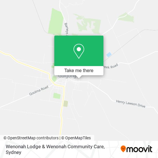 Mapa Wenonah Lodge & Wenonah Community Care