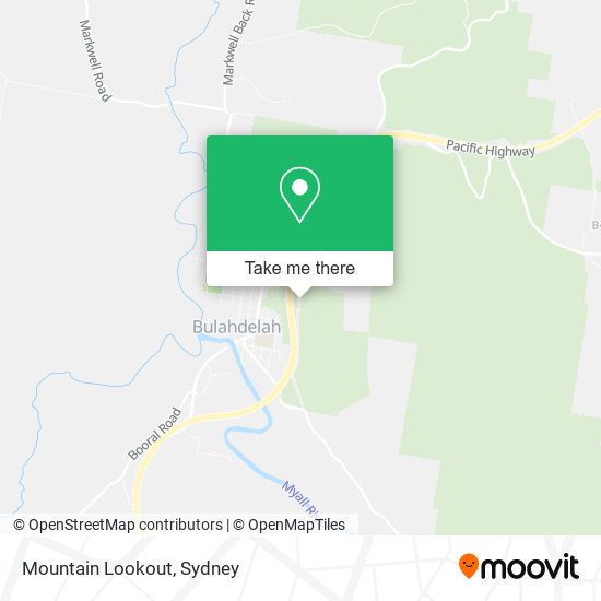 Mountain Lookout map