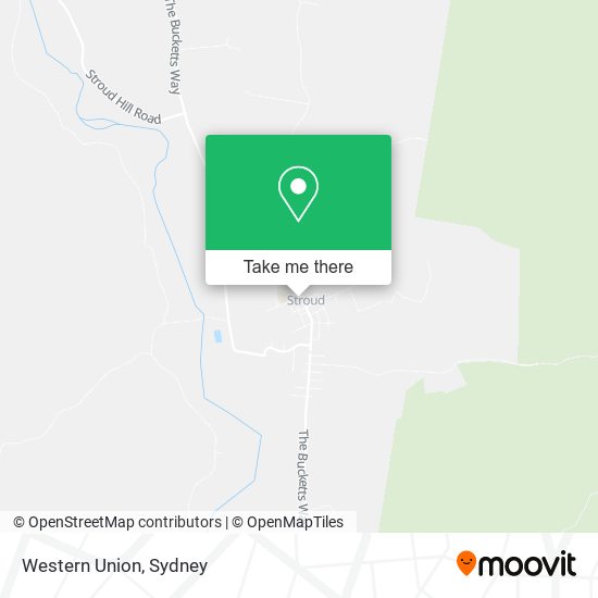 Western Union map