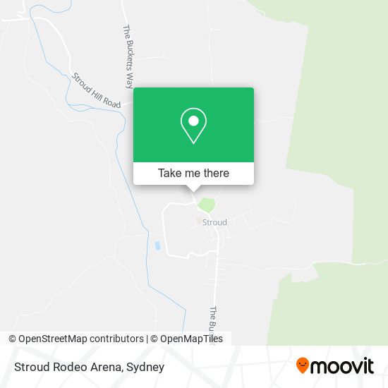 Stroud Rodeo Arena map