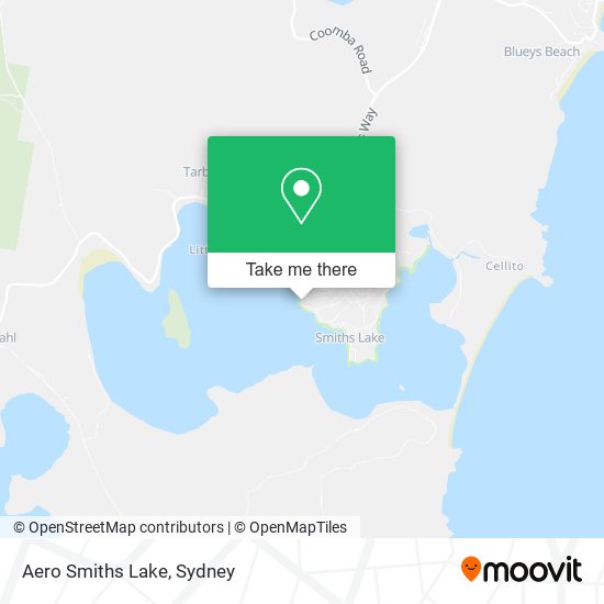 Aero Smiths Lake map