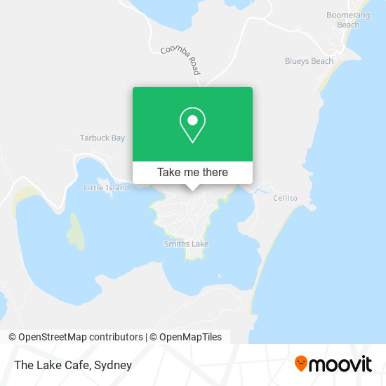 The Lake Cafe map