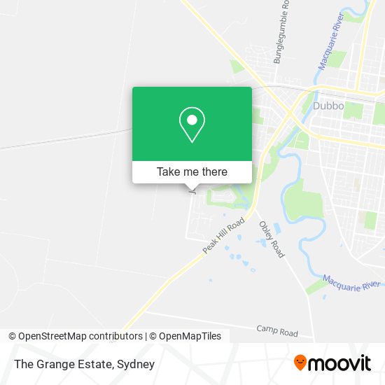 The Grange Estate map