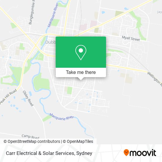 Mapa Carr Electrical & Solar Services