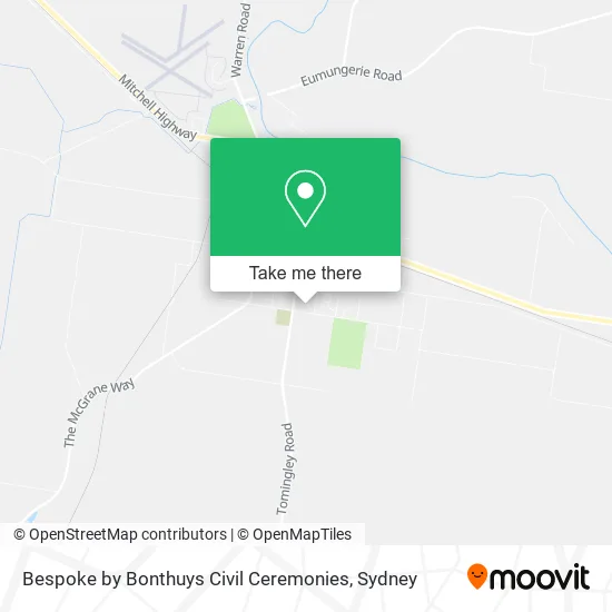 Bespoke by Bonthuys Civil Ceremonies map